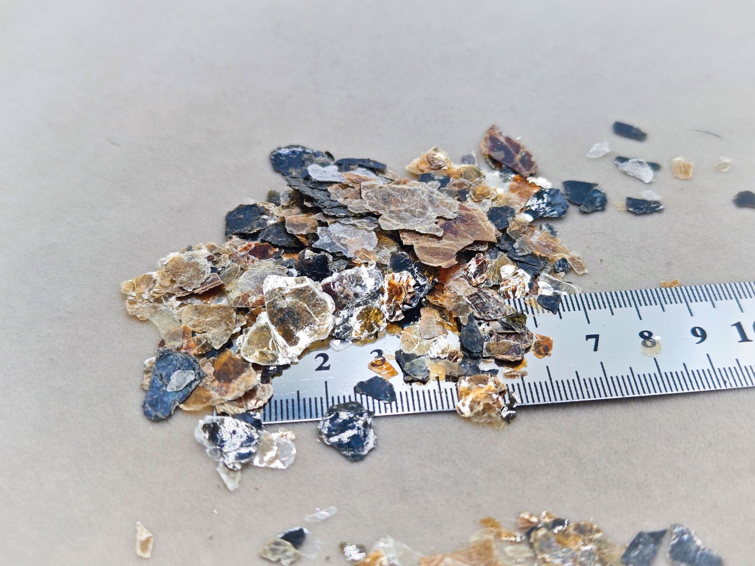 Moskauer Glas Braun 5 - 10mm