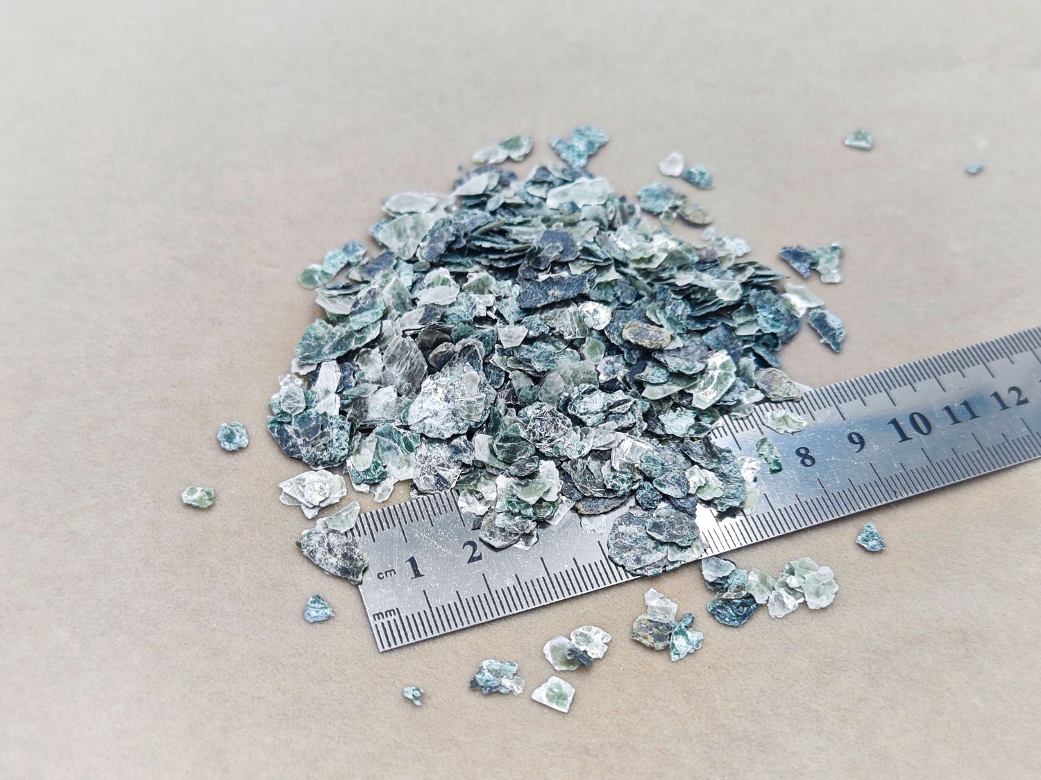 Moskauer Glas Dunkelgrün 5 - 10mm