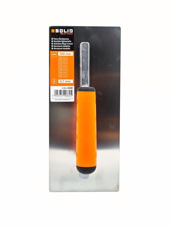 Glättkelle Solid mit Edelstahlblatt 280x120mm – Bild 2